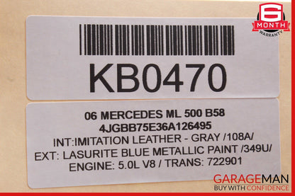 06-12 Mercedes W164 ML500 GL450 Dash Hazard Heated Seats ESP Control Panel OEM