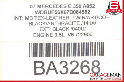 03-09 Mercedes W211 E320 E350 E63 AMG Rear Left Side Door Control Module Unit