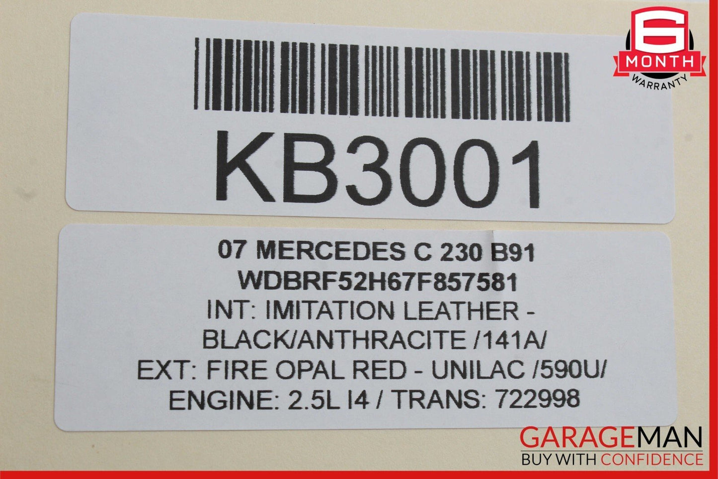06-09 Mercedes W203 C230 CLK350 Engine Upper Oil Sump Baffle Pan 2720140802 OEM