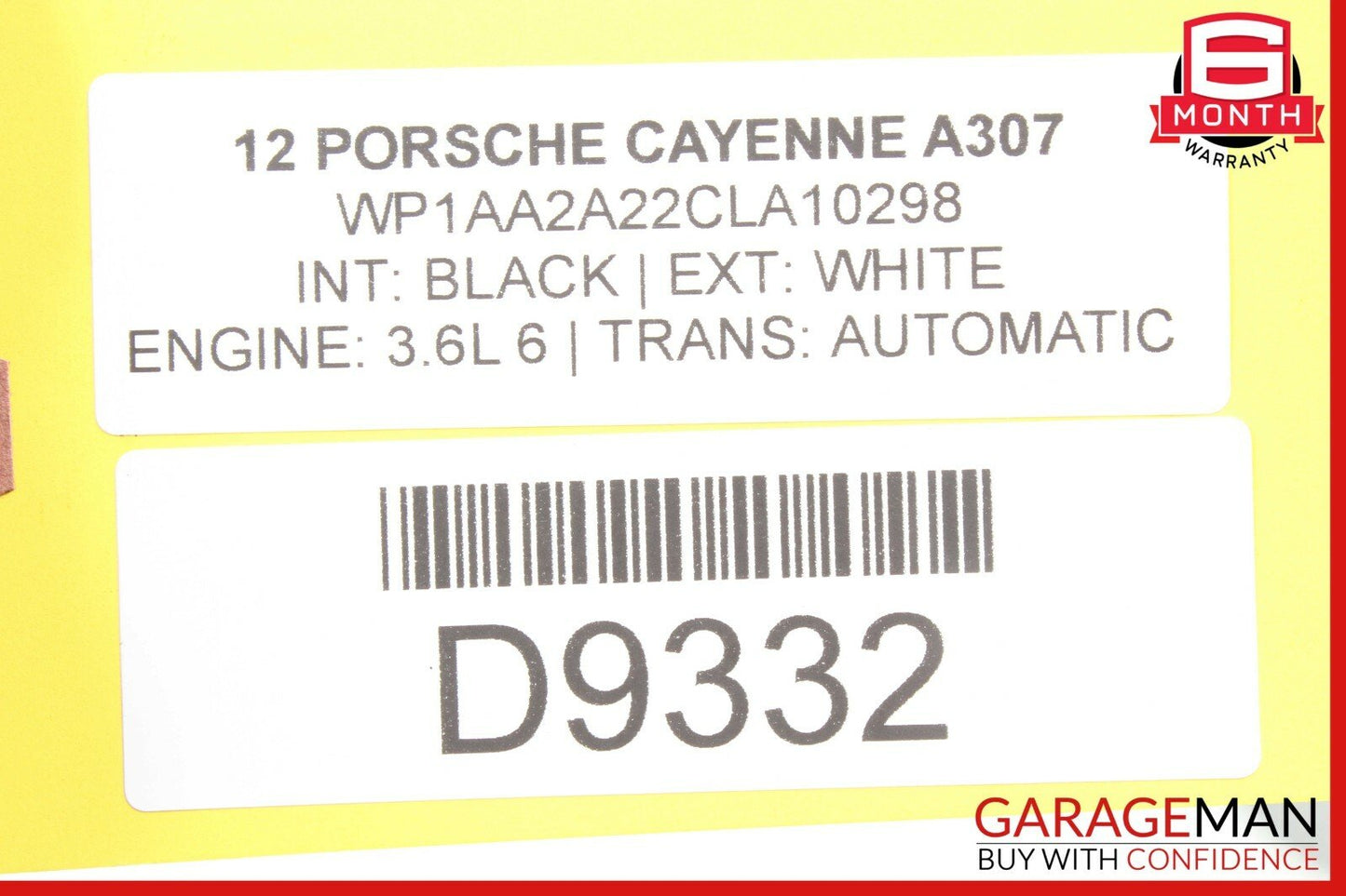 11-17 Porsche Cayenne 958 Rear Right Side Suspension Upper Forward Control Arm
