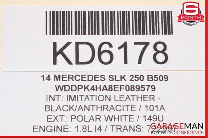 12-15 Mercedes R172 SLK250 C250 M271 1.8L Engine Throttle Body 2661410525 OEM