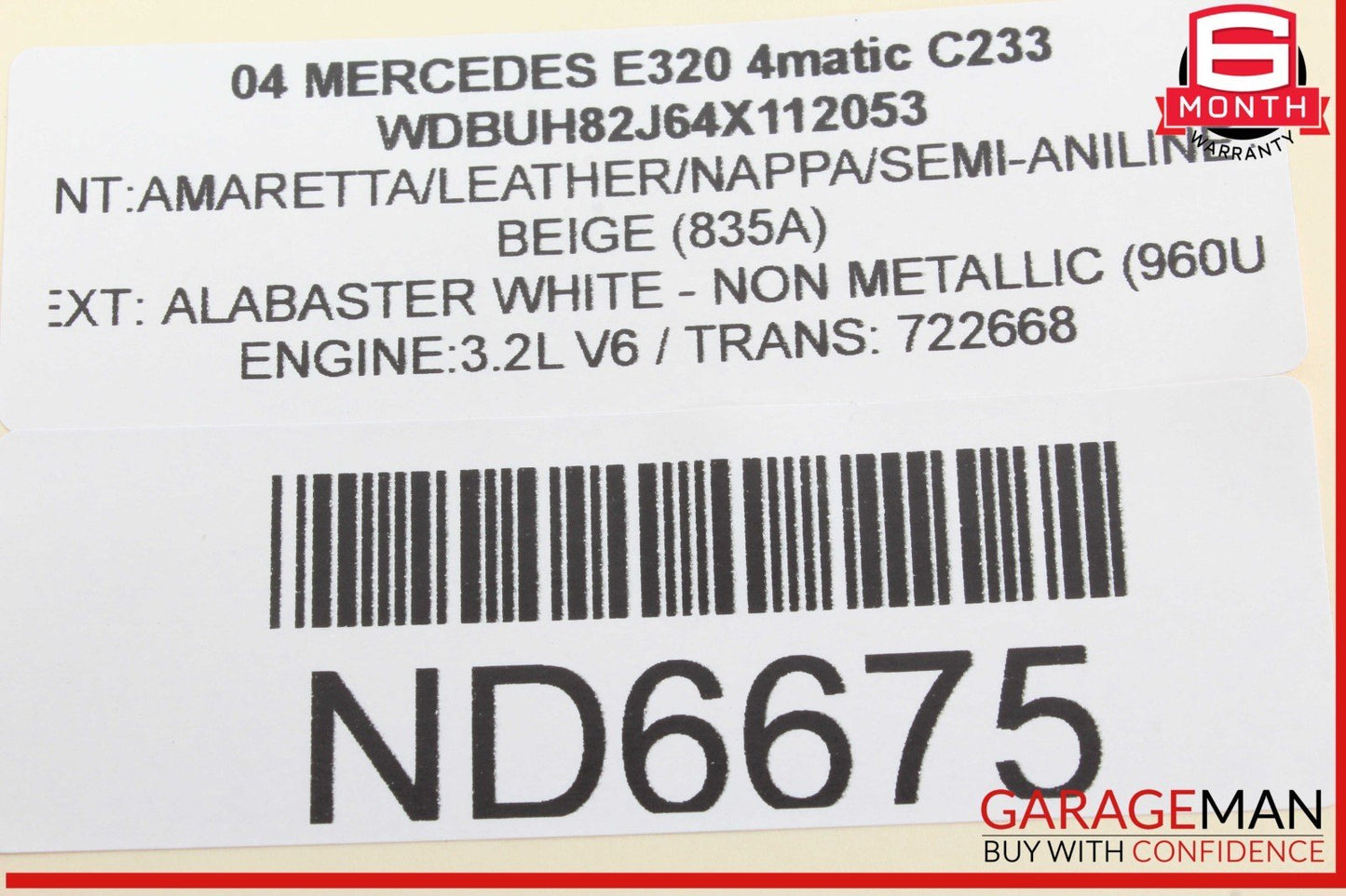 03-09 Mercedes W211 E320 4MATIC Front Right Passenger Side Door Control Module