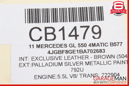 06-12 Mercedes X164 GL550 ML350 Rear Right Or Left Side Half Axle Shaft OEM