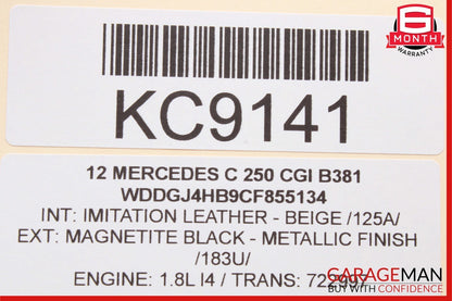 12-14 Mercedes W204 C250 CLS500 Sirius Satellite Radio Receiver Control Module