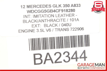 08-14 Mercedes X204 GLK250 GLK350 CL550 Panoramic Sunroof Sun Roof Motor OEM
