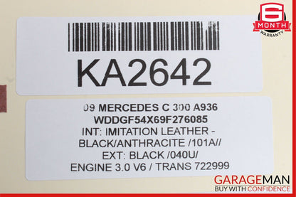 08-11 Mercedes W204 C300 C63 AMG Rear Left Driver Side Exterior Door Handle OEM