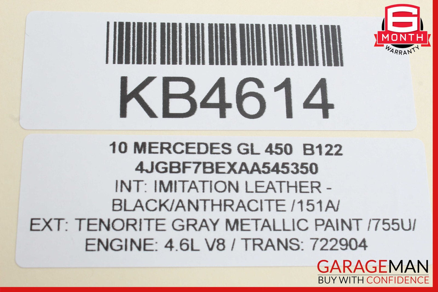06-13 Mercedes X164 GL450 ML350 Front Left Driver Side Exterior Door Handle OEM