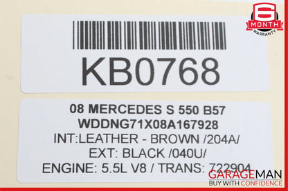 07-14 Mercedes W221 S550 CL550 S400 A/C AC Heater Climate Control Switch OEM