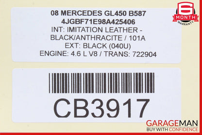 06-12 Mercedes X164 GL450 Rear Left / Right Half Drive Axle Shaft Driveshaft OEM