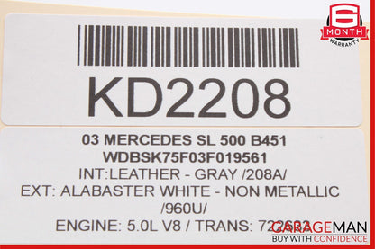 03-06 Mercedes R230 SL500 SL600 Shifter Gear Select Indicator 2302670388 OEM