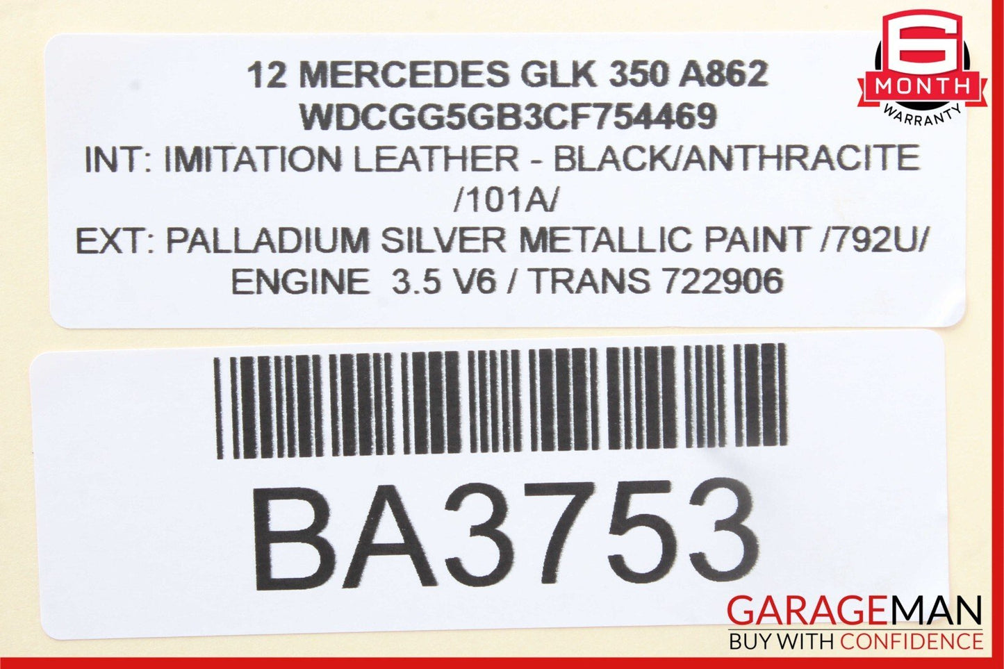 10-15 Mercedes X204 GLK350 GLK250 Front Left Exterior Door Handle Silver