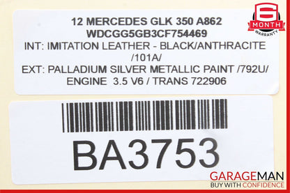 10-15 Mercedes X204 GLK350 GLK250 Front Left Exterior Door Handle Silver