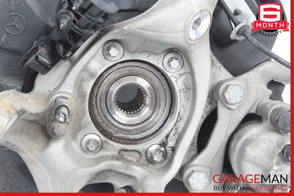 10-18 Mercedes W212 E350 Rear Right Side Spindle Knuckle Hub w/ Rotor Disc OEM