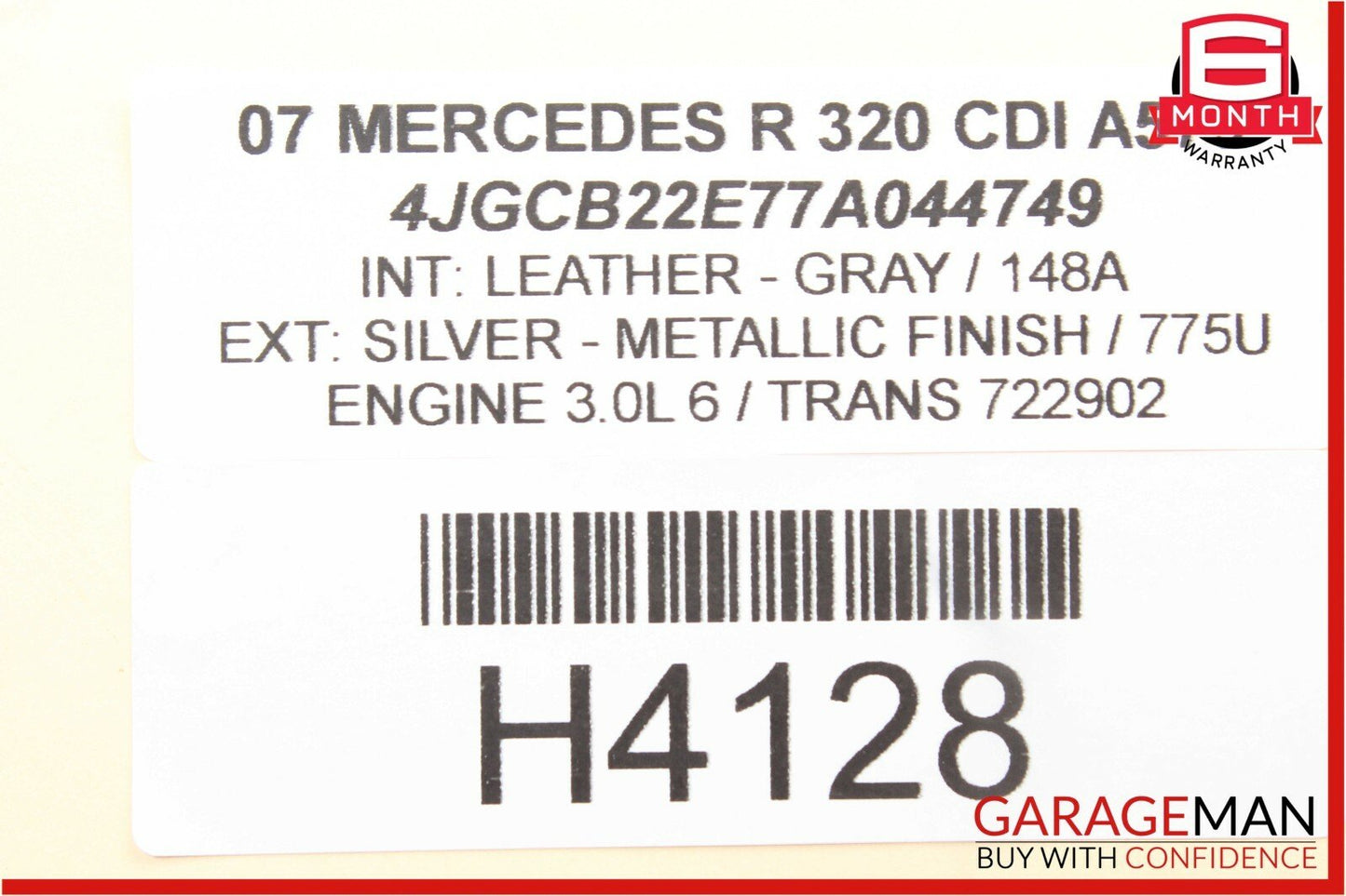 06-12 Mercedes X164 GL450 R320 Front Right Side Exterior Door Handle Silver