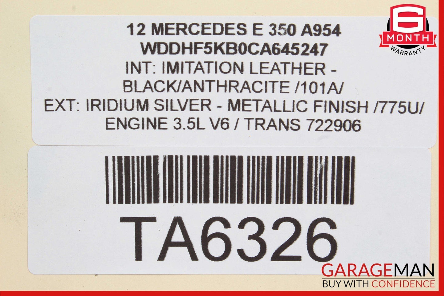 08-14 Mercedes W212 E350 Rear Right Side Door Lock Latch Actuator OEM