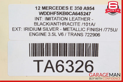 08-14 Mercedes W212 E350 Rear Right Side Door Lock Latch Actuator OEM