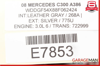 08-14 Mercedes W204 C300 C350 Rear Left Side Door Control Module OEM