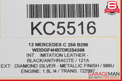 08-16 Mercedes W212 E350 E550 Sedan Rear Left Door Lock Latch Actuator OEM