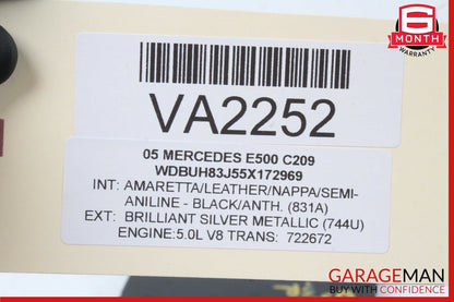03-12 Mercedes W211 E500 E550 ML350 Front Right Seat Control Module OEM