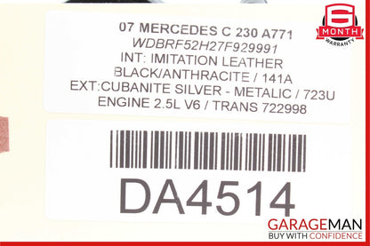 01-09 Mercedes W203 C230 CLK500 Front Right Seat Motor 0390203207 OEM
