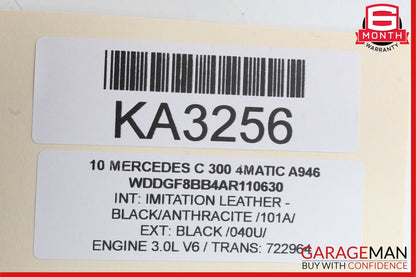 08-14 Mercedes W204 C300 Front Right Side Door Panel Tweeter Speaker Cover OEM