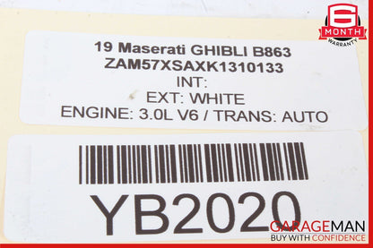 2014 - 2023 MASERATI GHIBLI FRONT / REAR LEFT OR RIGHT SIDE DOOR AUDIO SPEAKER