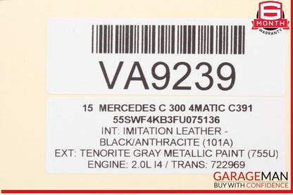 15-20 Mercedes W205 C300 4MATIC Front Left Driver Side Seat Control Module OEM