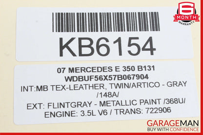 05-12 Mercedes W211 E350 CLS550 SL550 CLK350 Lower Oil Pan 2720100128 OEM
