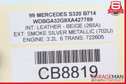 99-06 Mercedes W140 S320 S430 S500 Rear Side Suspension Lower Control Arm OEM