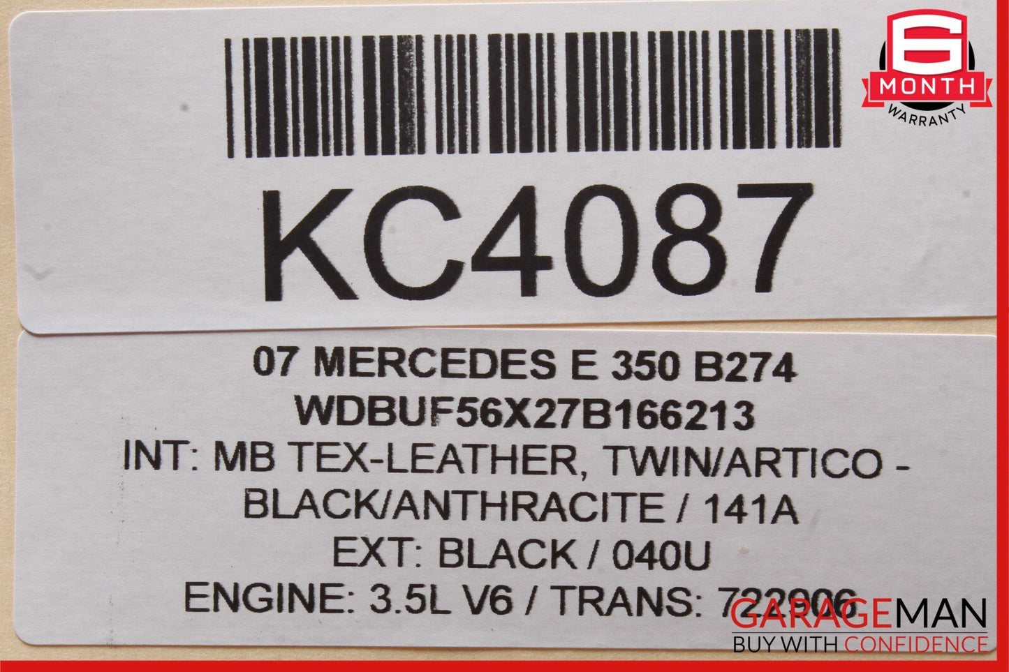 07-09 Mercedes W211 E350 Rear Left & Right Side Door Audio Sound Speakers Set