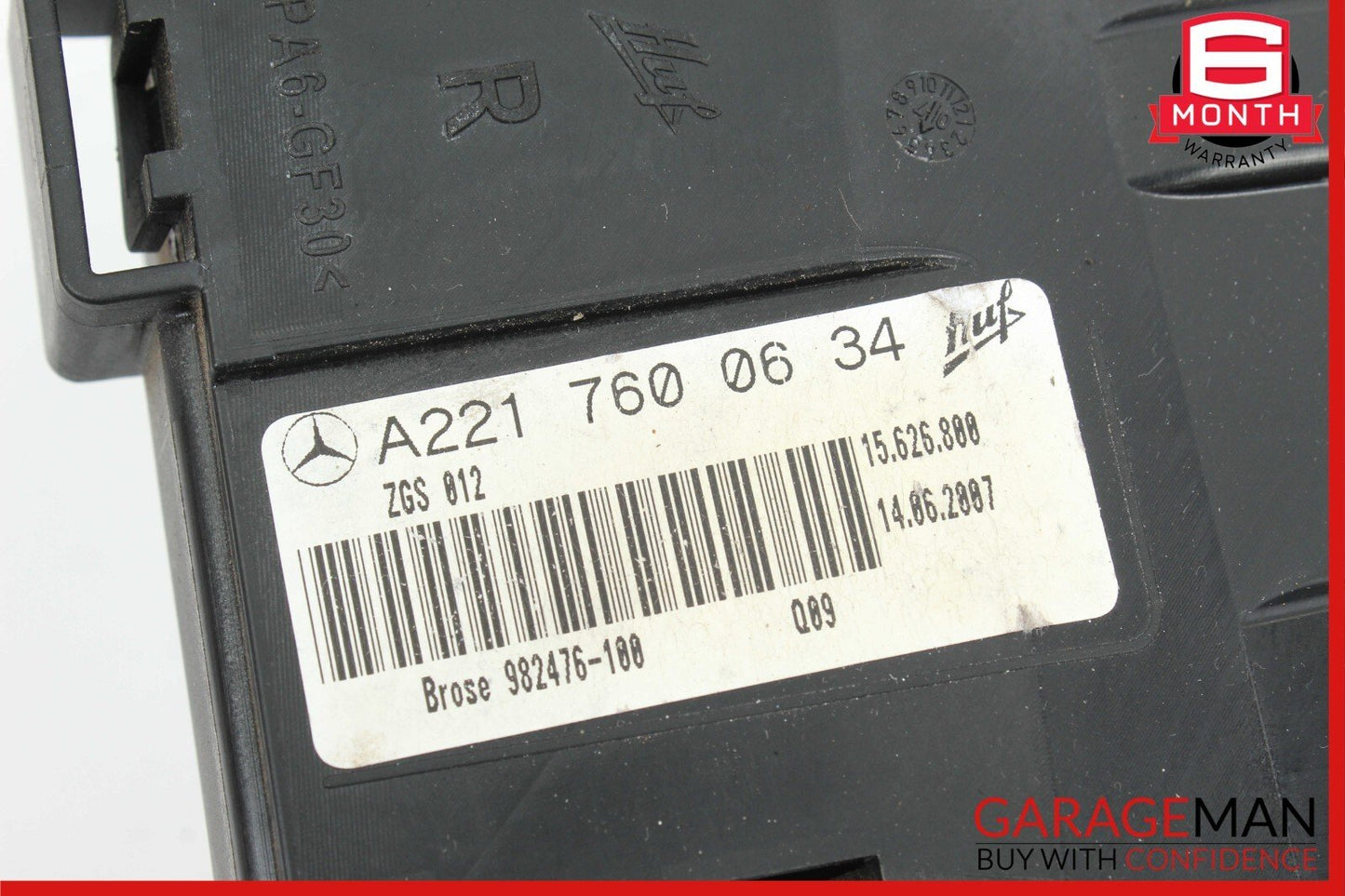 07-13 Mercedes W221 S550 S600 Front Right Keyless Go Exterior Door Handle Grey