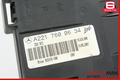 07-13 Mercedes W221 S550 S600 Front Right Keyless Go Exterior Door Handle Grey