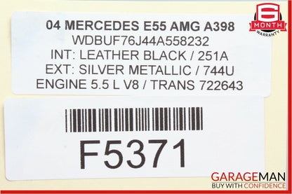 03-09 Mercedes W211 E350 E55 AMG Rear Left Side Door Window Regulator Motor OEM