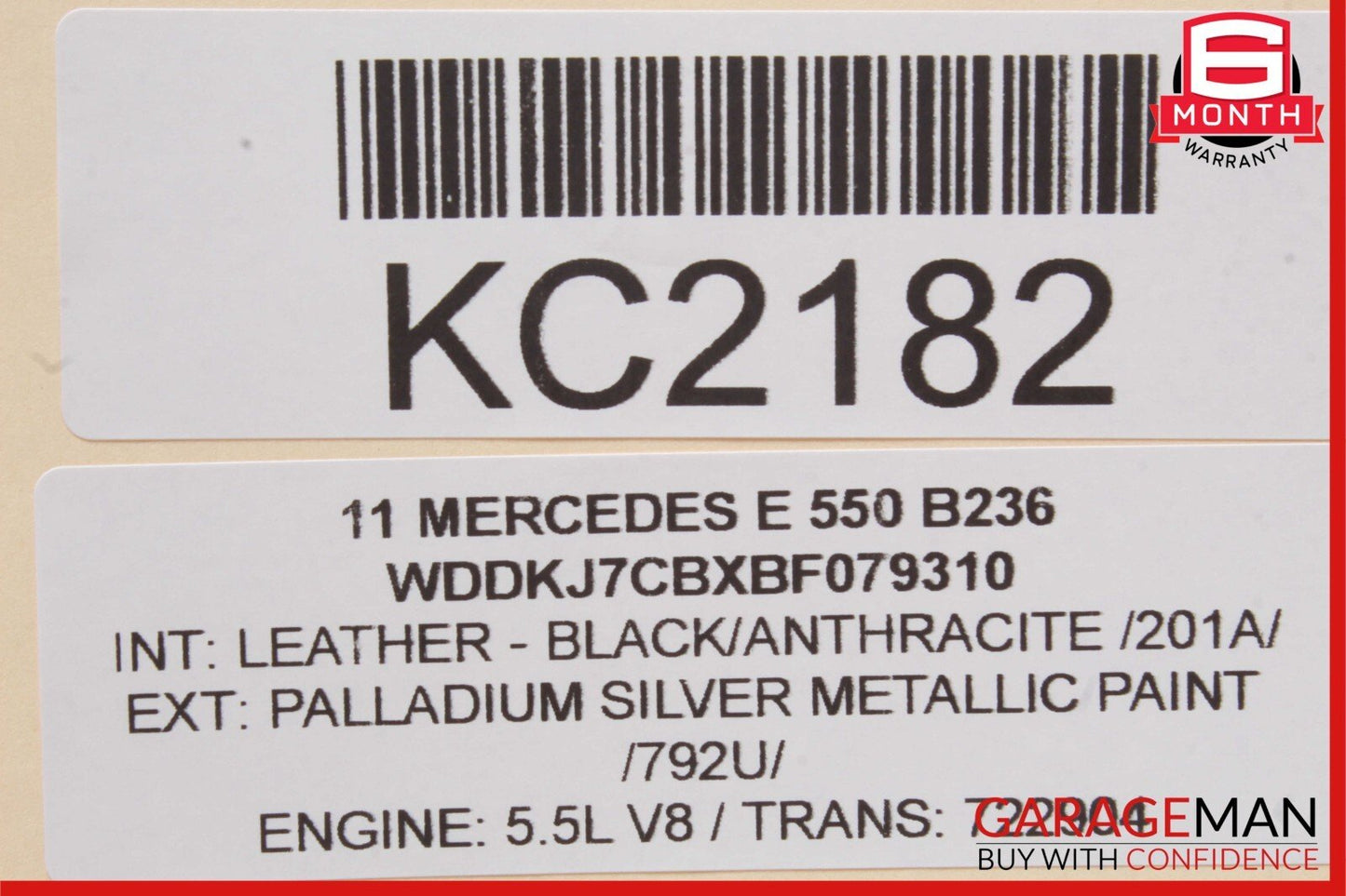 10-13 Mercedes E350 S550 S63 AMG Active Lane Assist Front Camera Module Unit