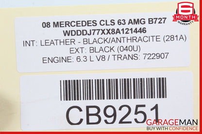 03-11 Mercedes W219 CLS63 CLS55 AMG Front Right Side Lower Wishbone Control Arm