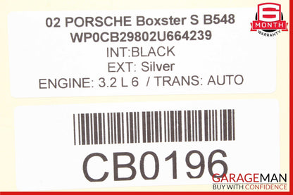 97-05 Porsche Boxster S Left Engine Cooling Radiator A/C Air Condenser Assembly