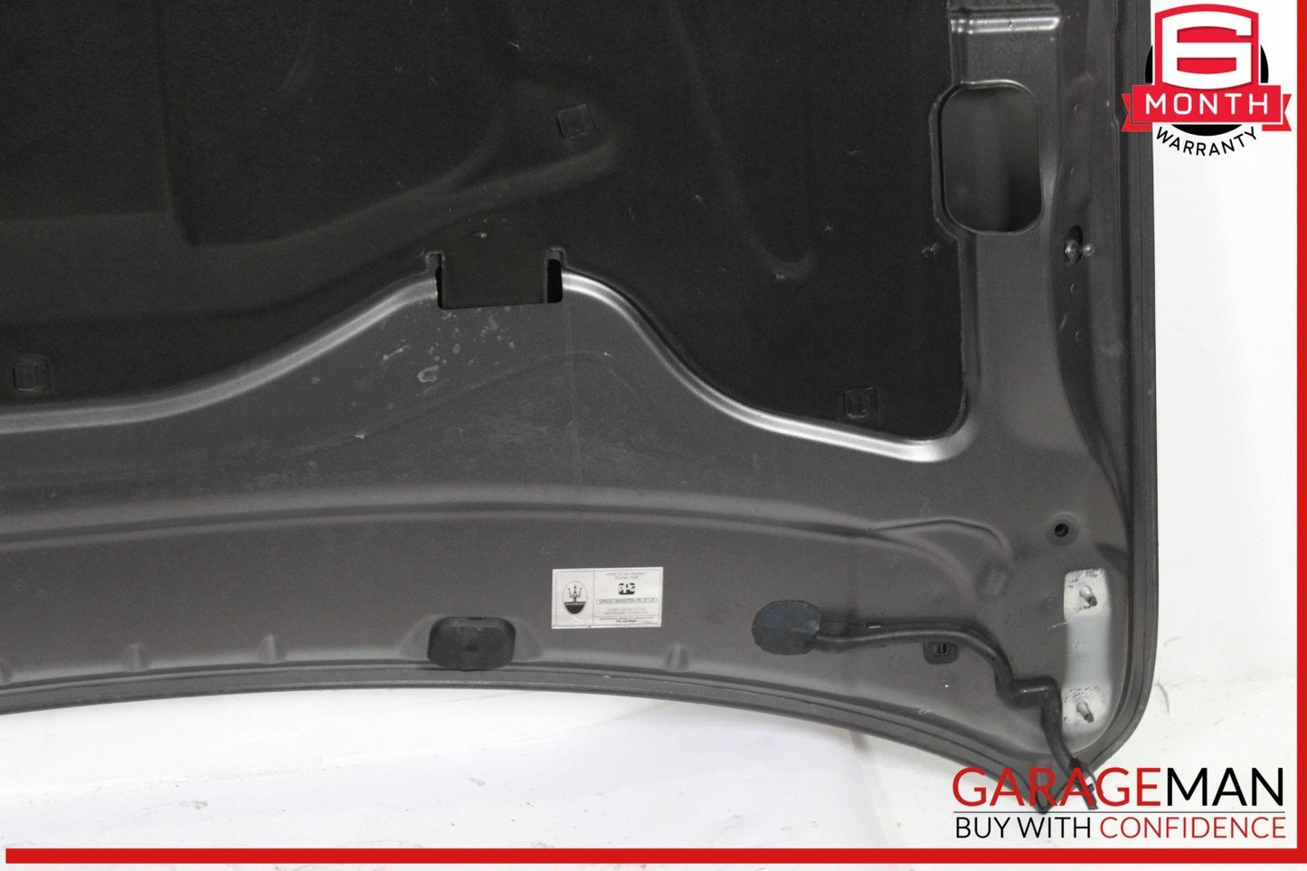 14-17 Maserati Ghibli Hood Bonnet Panel Assembly Black OEM