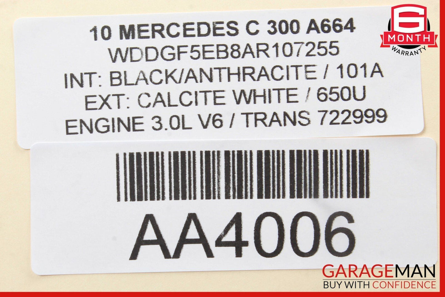 08-14 Mercedes W204 C300 Front Left Driver Side Door Window Regulator Motor OEM