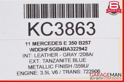 10-13 Mercedes W212 E350 Front Left Exterior Door Handle OEM