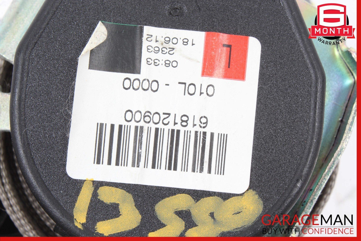 11-16 BMW 528i 535i 550i Front Left Seat Belt Retractor