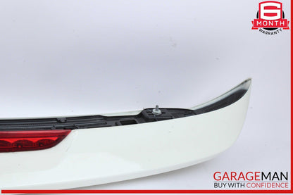 13-14 Mercedes X166 GL450 GL550 Trunk Lid Molding Trim Spoiler Wing White OEM