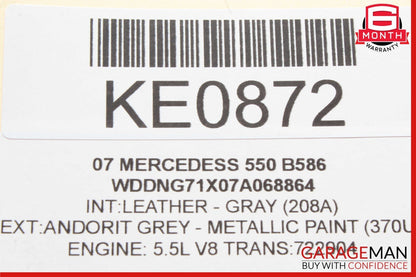 07-10 Mercedes W221 S550 S600 CL550 Instrument Cluster Speedometer OEM