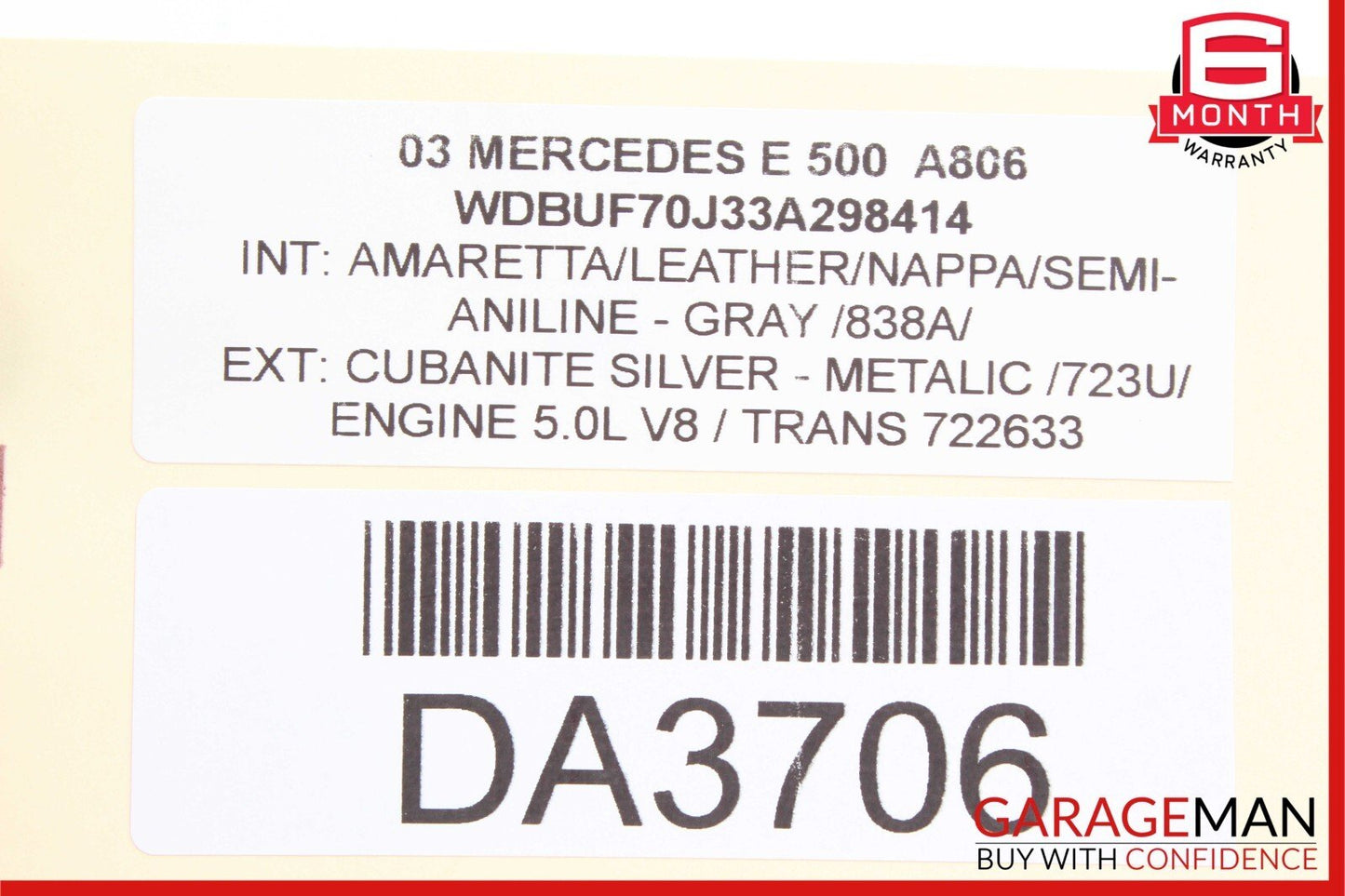 03-09 Mercedes W211 E500 Front Left & Right Side Door Tweeter Speaker Set of 2