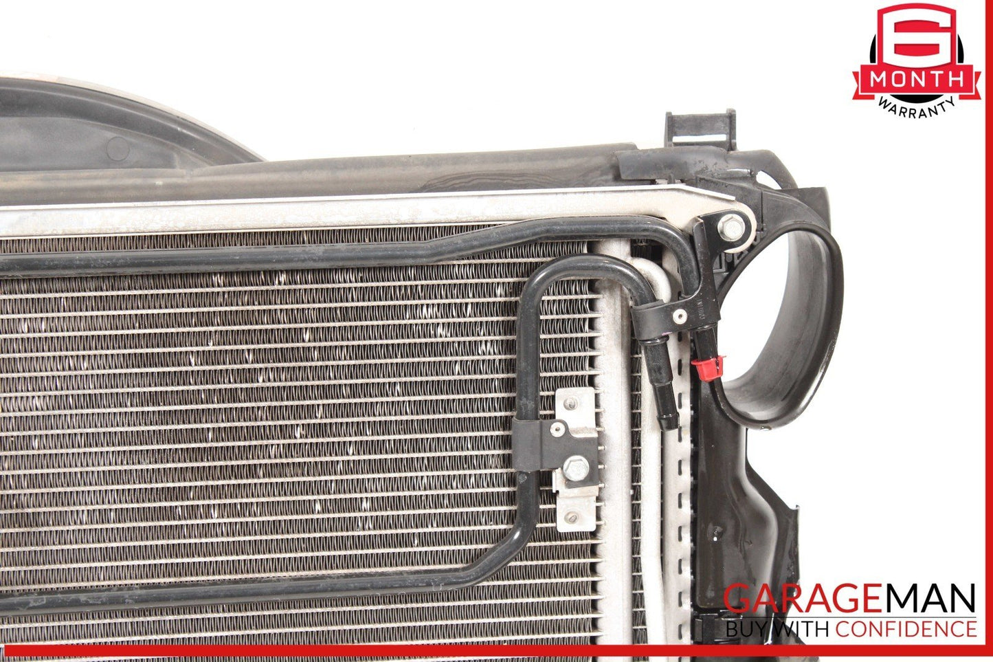 02-06 Mercedes W220 S430 Engine Motor Cooling Fan Shroud w/ Radiator OEM