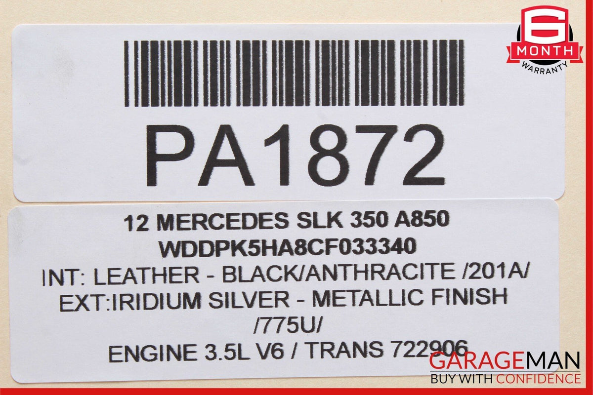 12-15 Mercedes R172 SLK350 GLK350 C300 ABS Anti Lock Pump Brake Module OEM