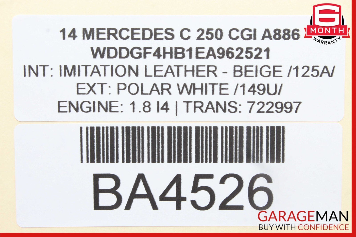 08-18 Mercedes W204 C250 CLS550 Rear Left Side Door Control Module Unit