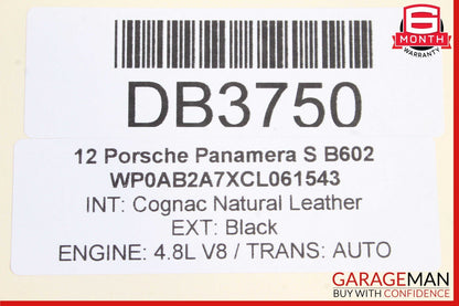 10-16 Porsche Panamera 970 Rear Right Side Interior Door Panel Trim Cover Assy