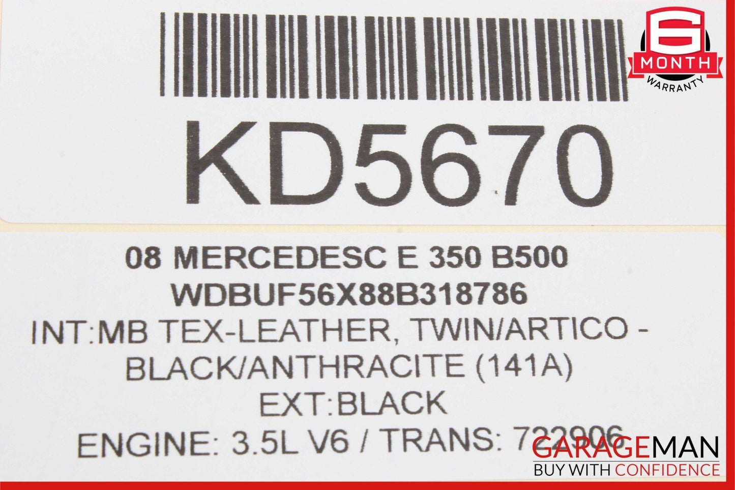 03-09 Mercedes W211 E350 E500 Front Right Side Door Lock Latch Actuator OEM