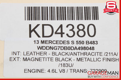 07-14 Mercedes W221 S550 S400 CL550 Rear Trunk Lid Latch Lock Actuator OEM