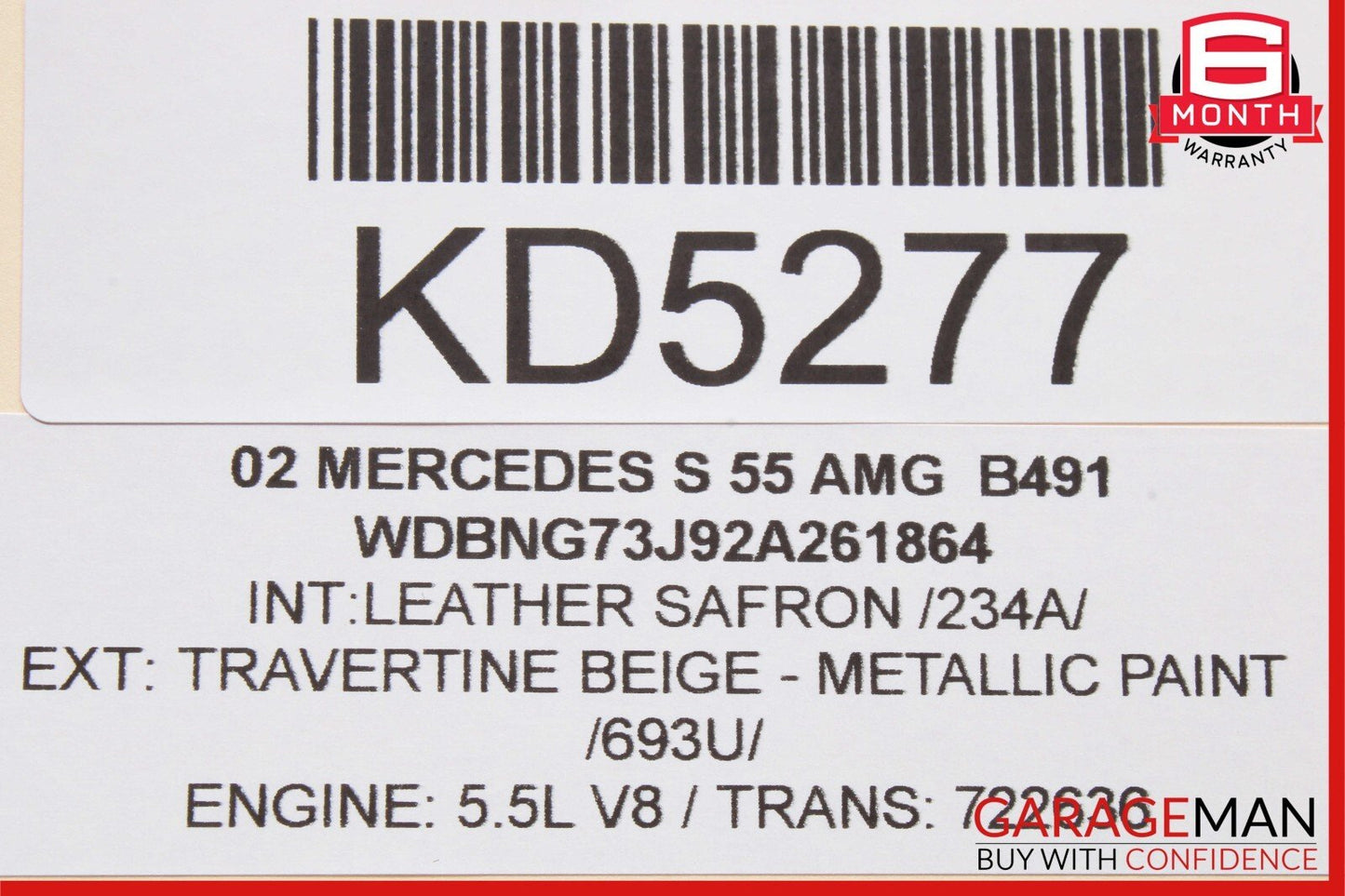 00-06 Mercedes W220 S55 AMG S430 Front Left / Right Side Seat Valve Block Module